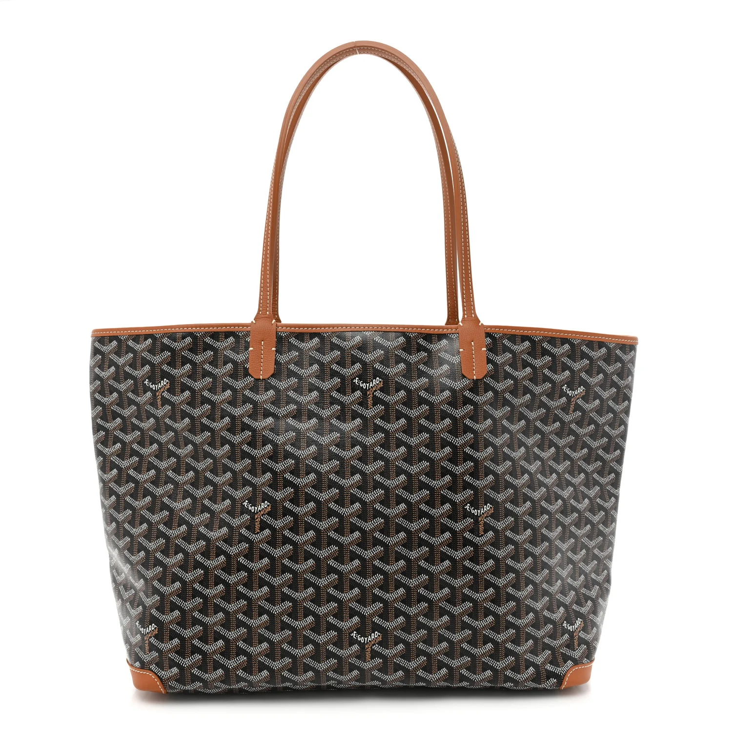 Goyard Artois MM Tote Tan and Black