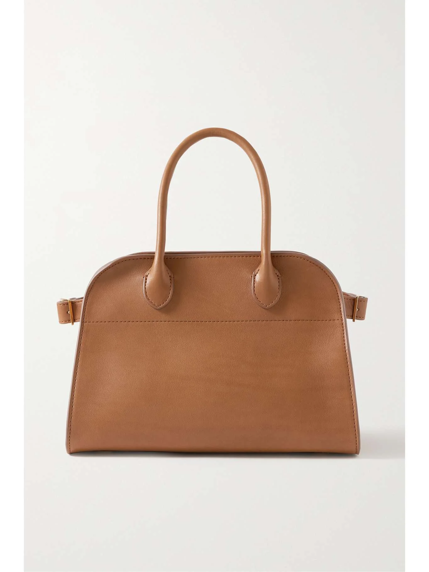 The Row Margaux 10 Buckled Leather Tote
