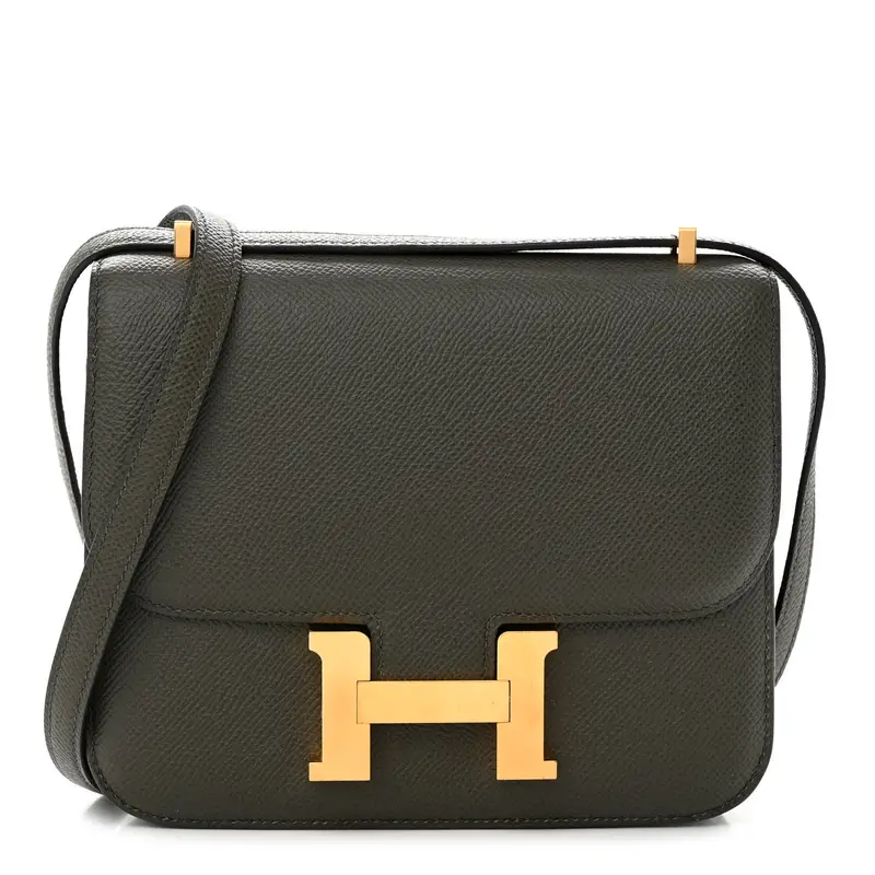 Hermes Epsom Constance 18 Vert De Gris