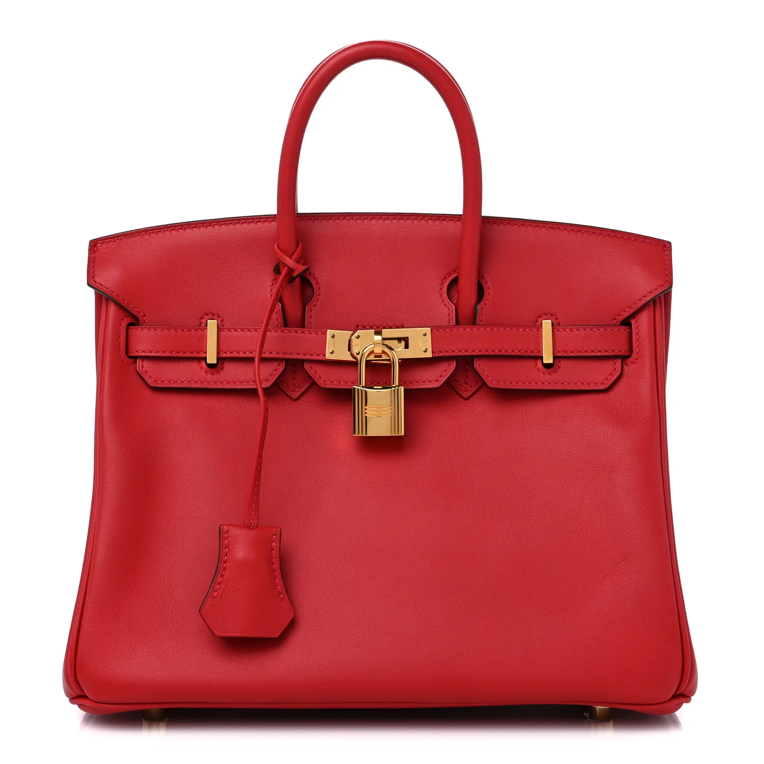 Hermes Swift Birkin 25 Rouge Casaque