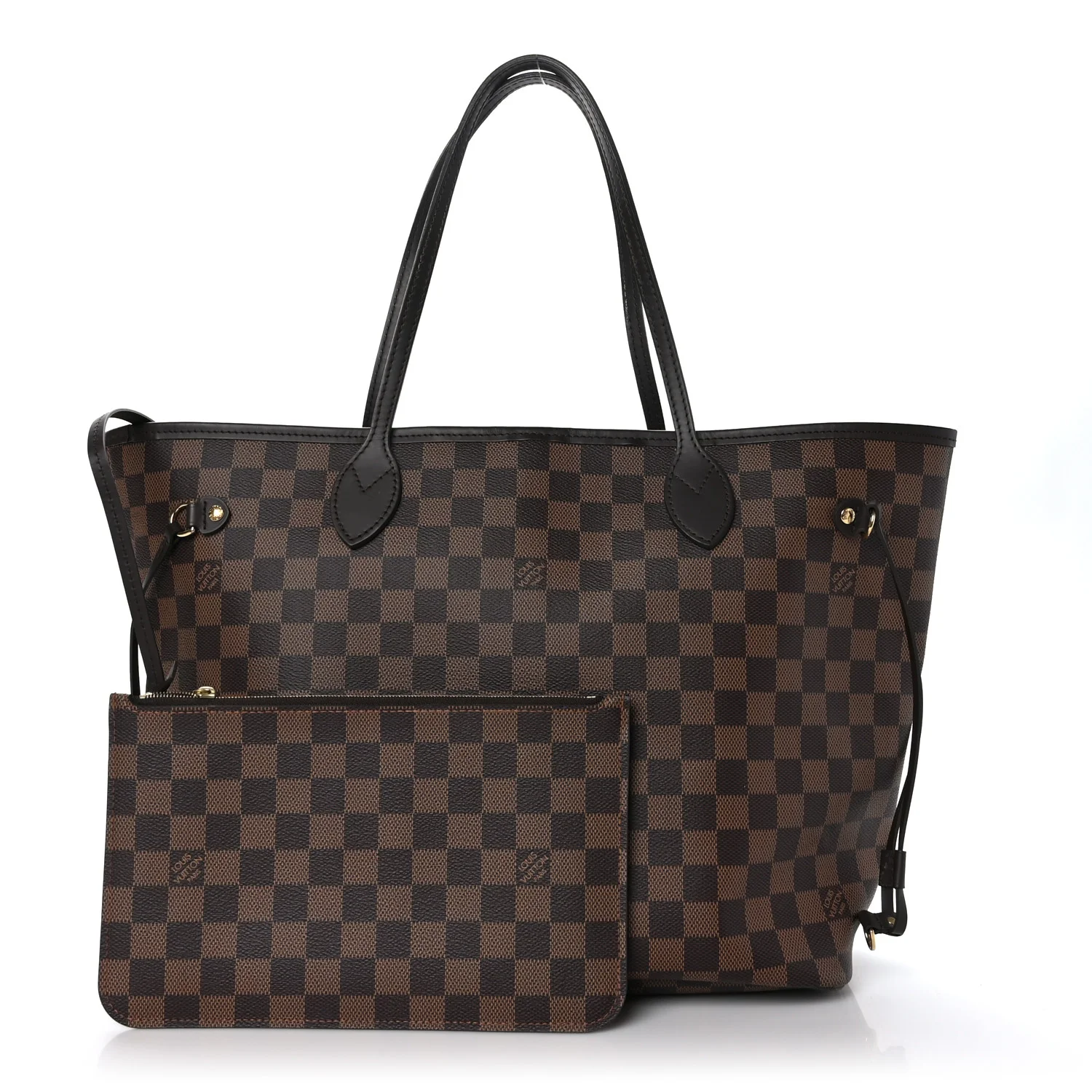 Louis Vuitton Damier Ebene Neverfull MM Tote
