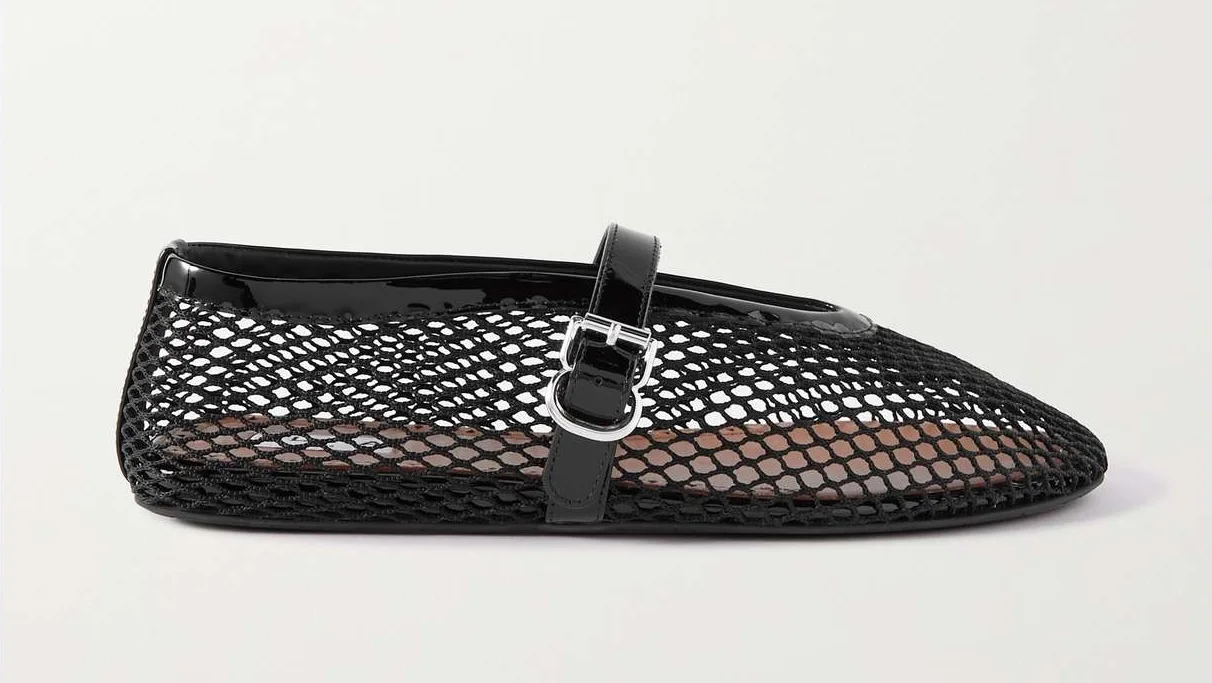 Alaia Mesh Ballet Flats