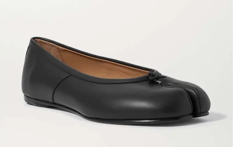 Maison Margiela Tabi Leather Ballet Flats