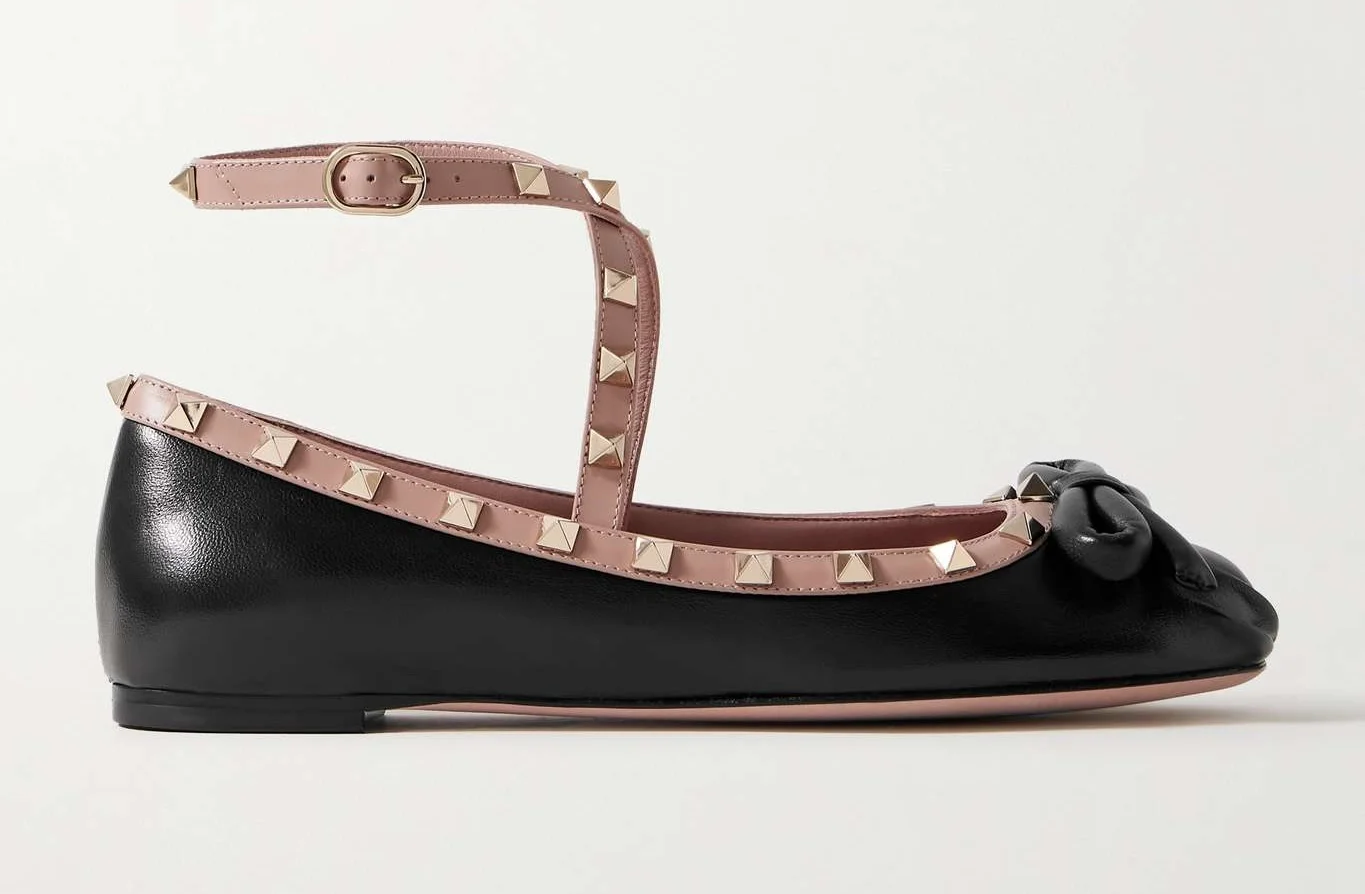 Valentino Rockstud Mary Jane Flats