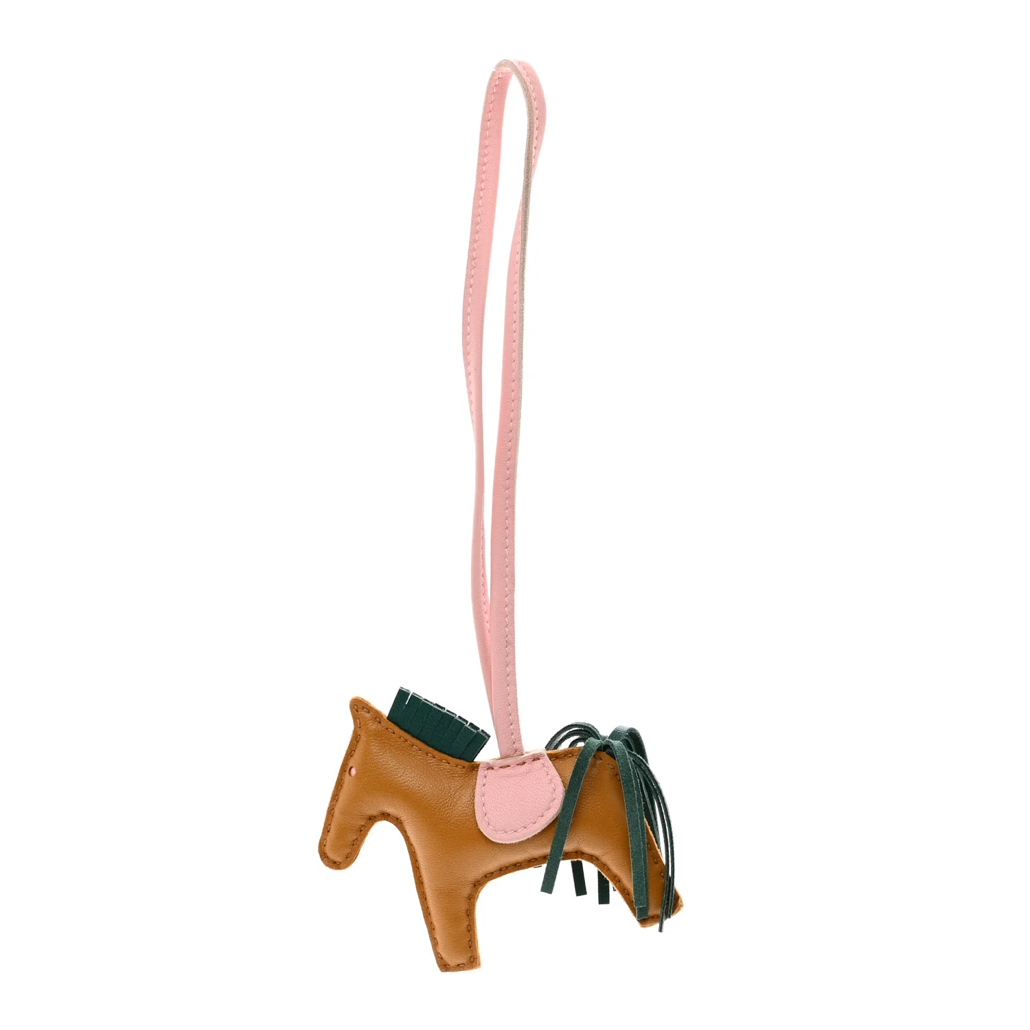 Hermes Rodeo PM Bag Charm Sesame