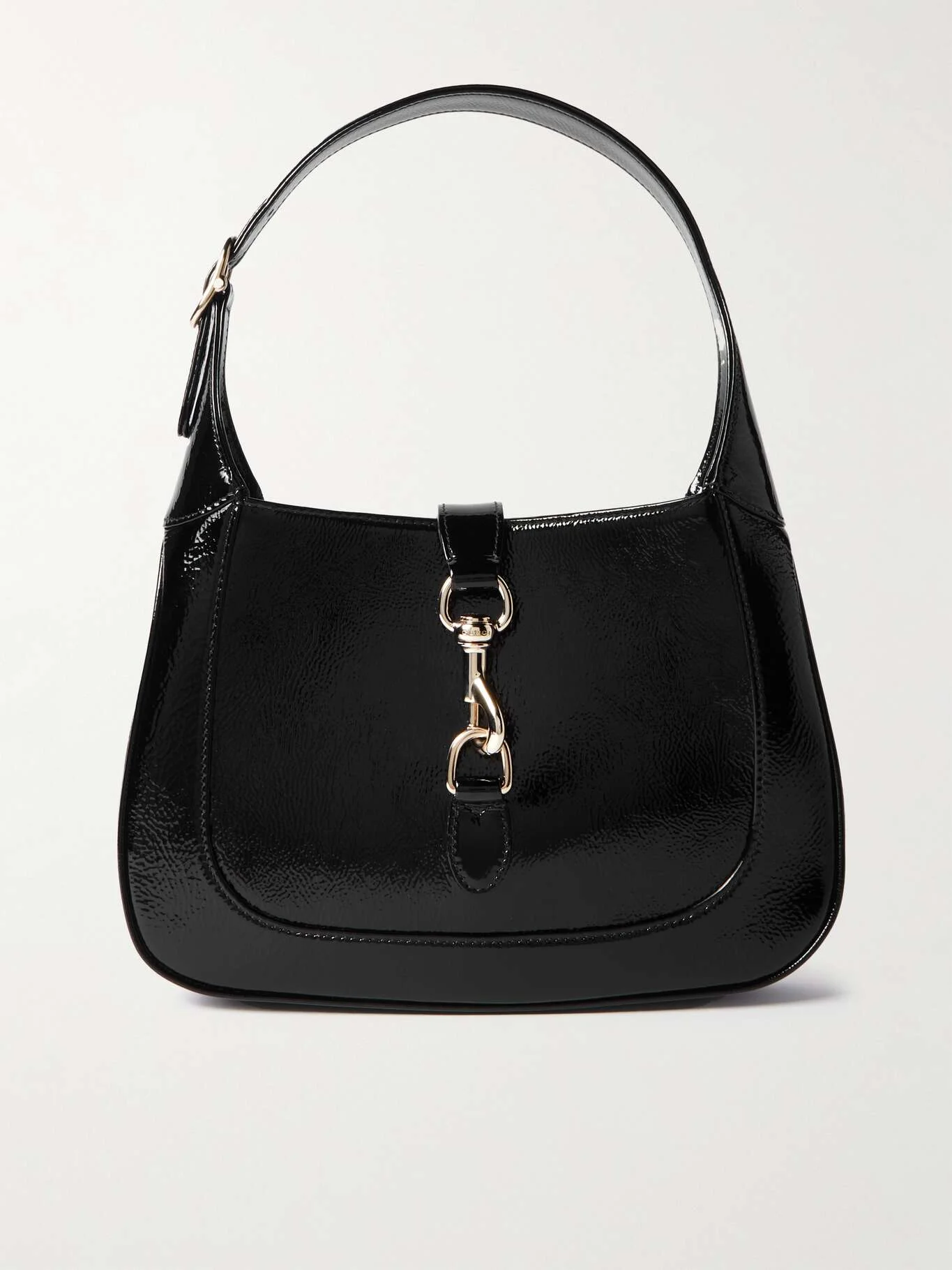 Gucci Jackie Small Patent Leather Shoulder Bag