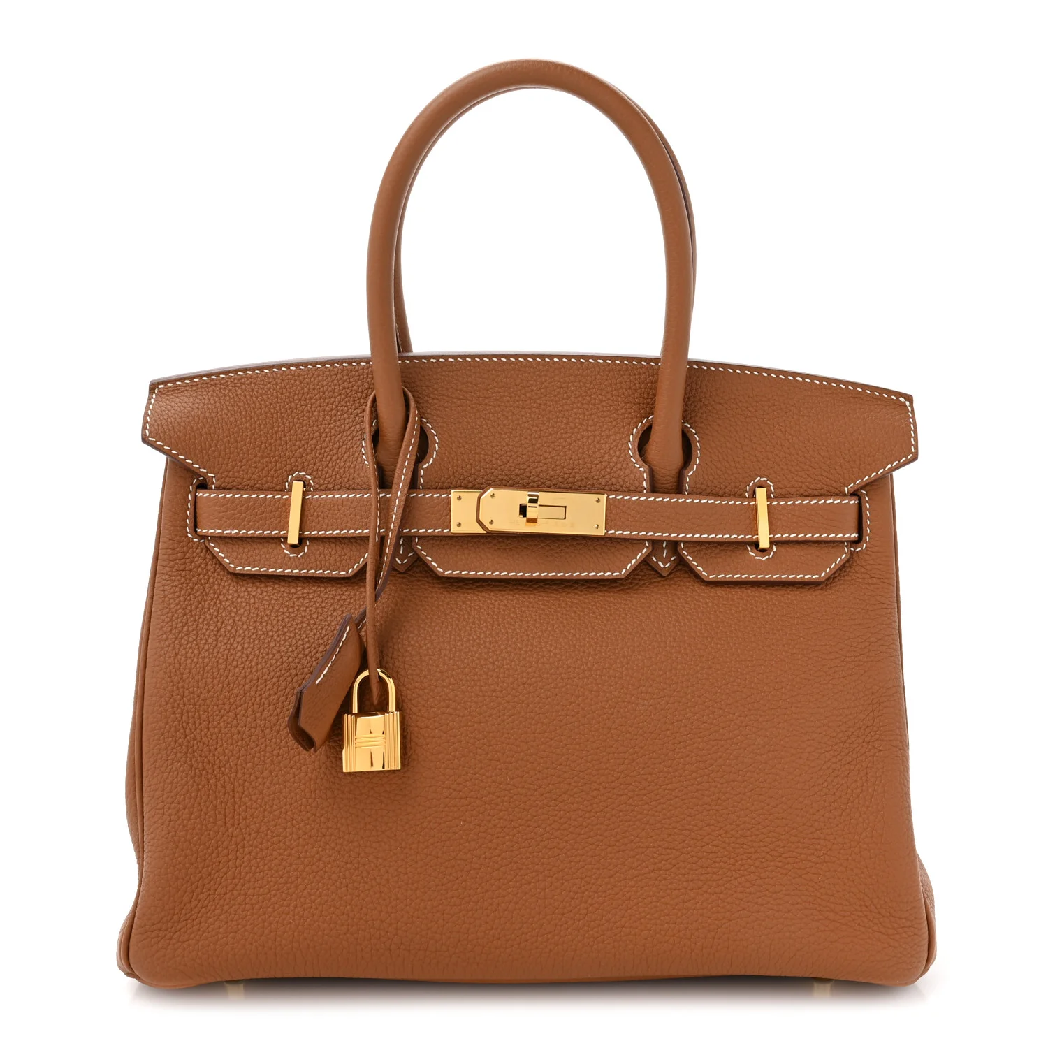Hermes Birkin 30 Gold Togo Leather