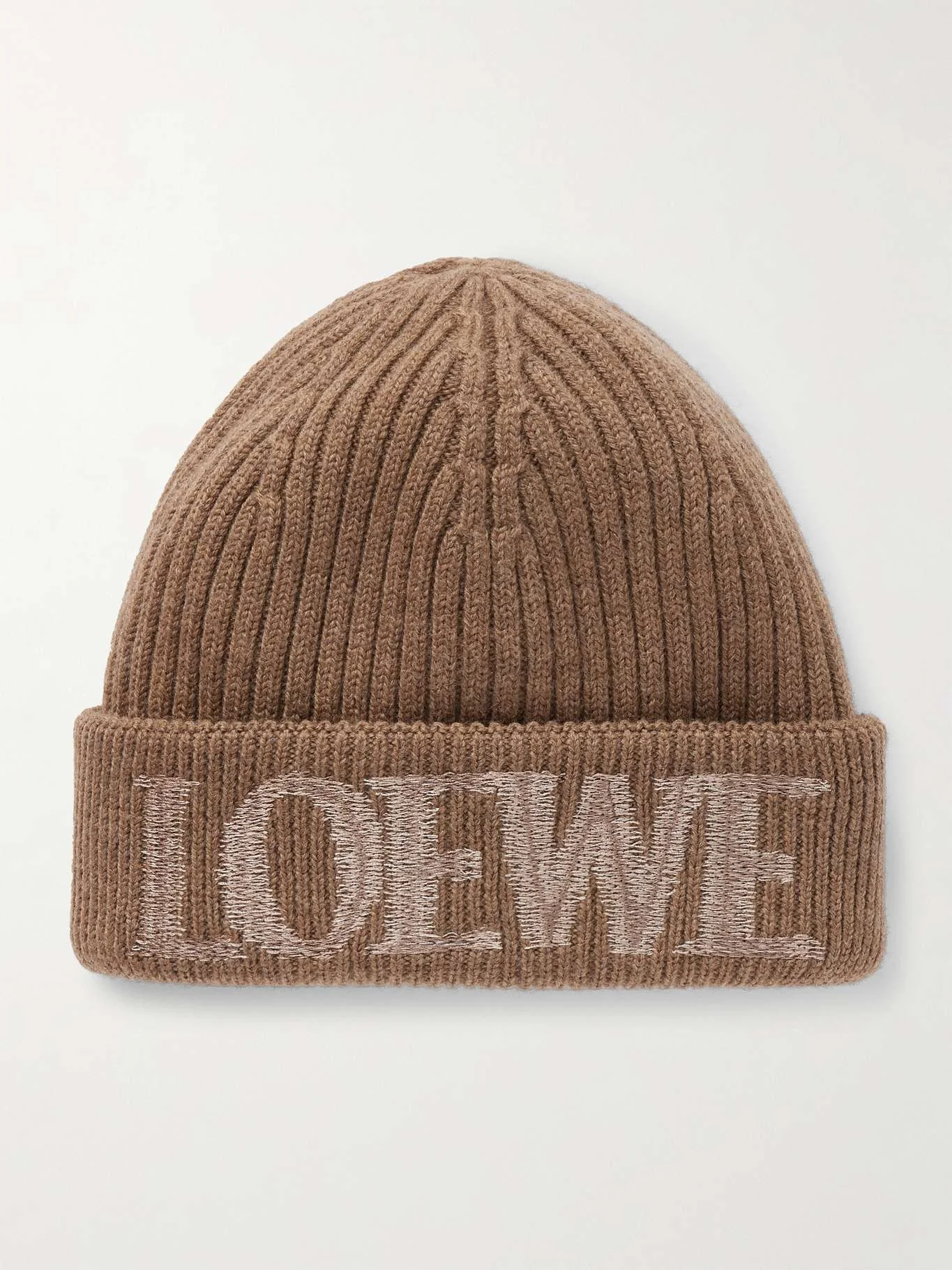 Loewe Embroidered Wool Beanie
