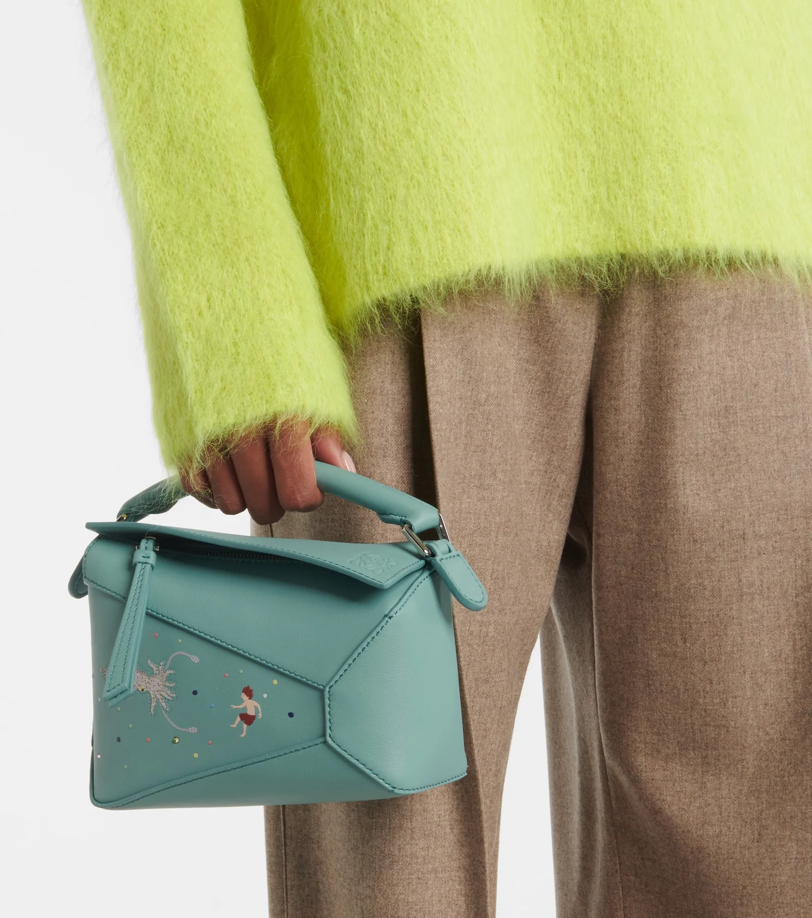 Loewe x Suna Fujita Puzzle Edge Squid Mini crossbody bag