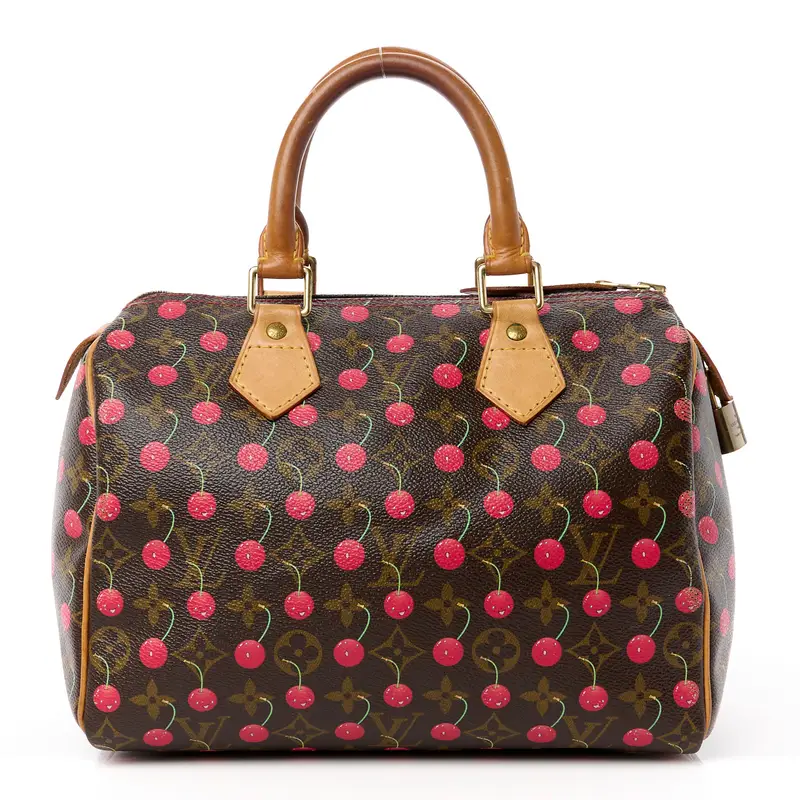 Louis Vuitton x Takashi Murakami Cerises Speedy 25