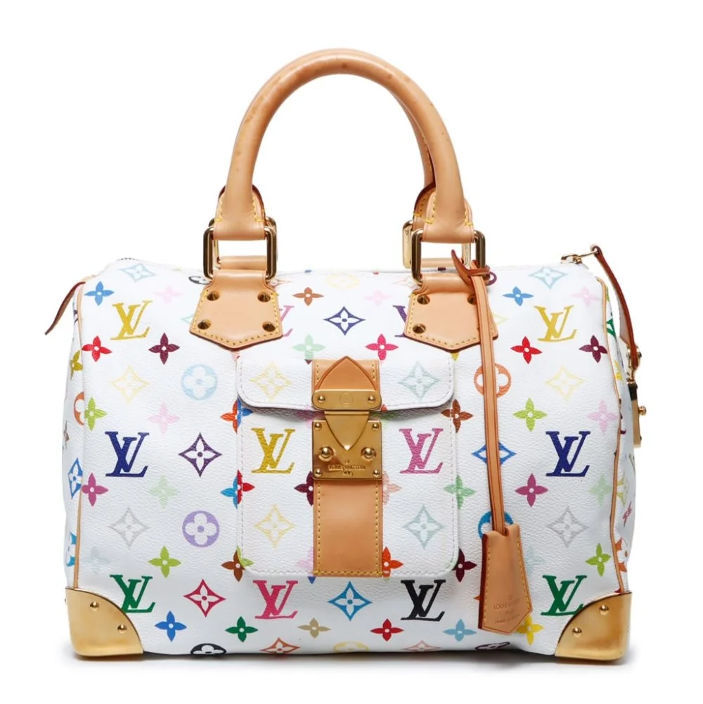 Louis Vuitton x Takashi Murakami Multicolor Speedy 30
