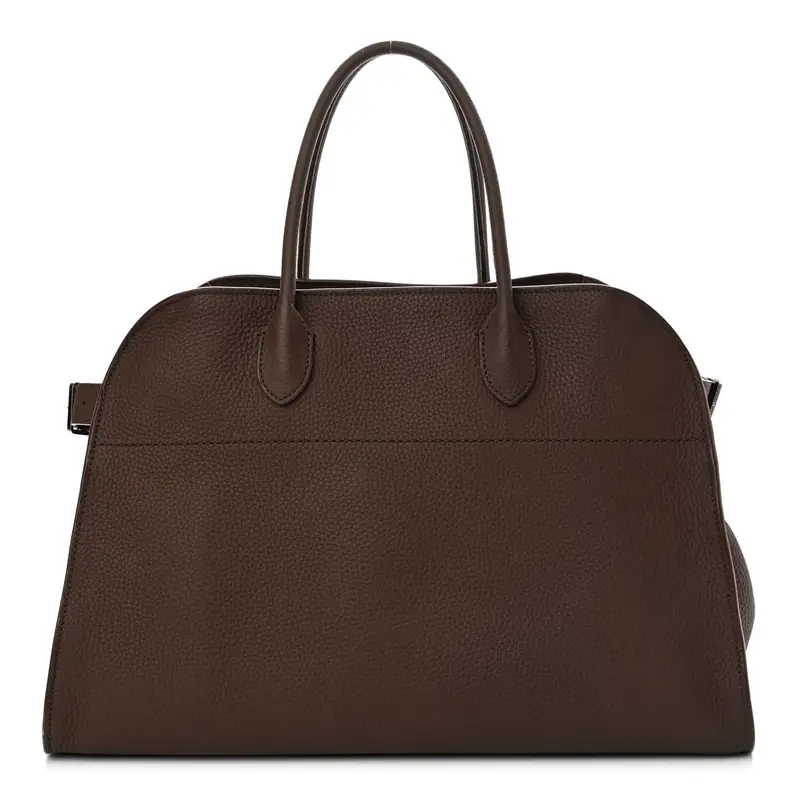 The Row Margaux 15 bag dark mocha