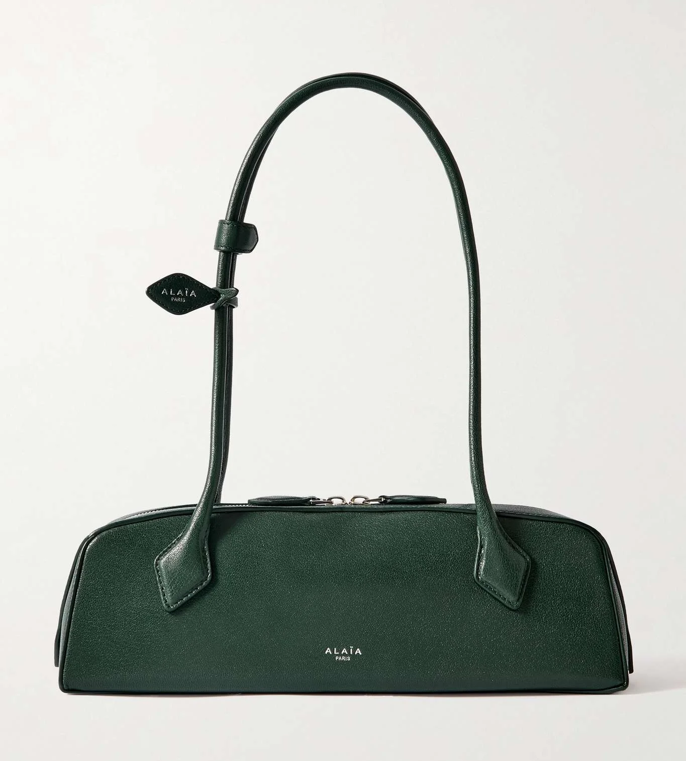 Alaia Le Teckel Medium Shoulder Bag in Emerald