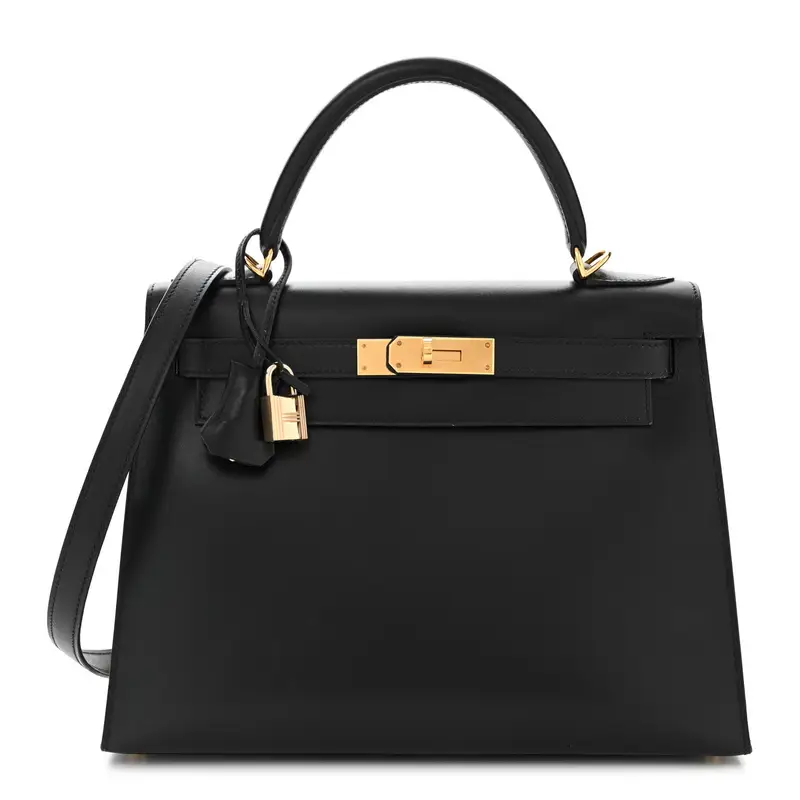 Hermes Kelly 28 Sellier Box Leather