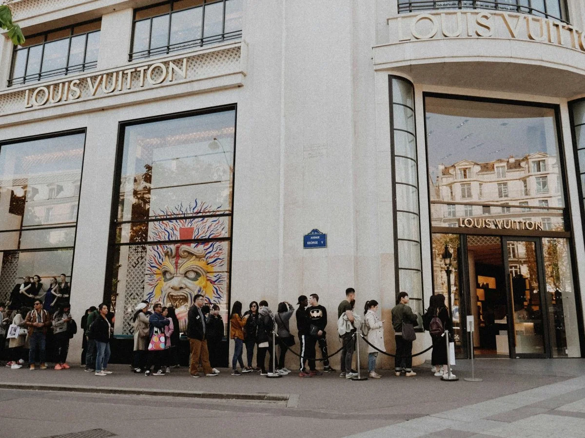 The luxury shopping experience now and then