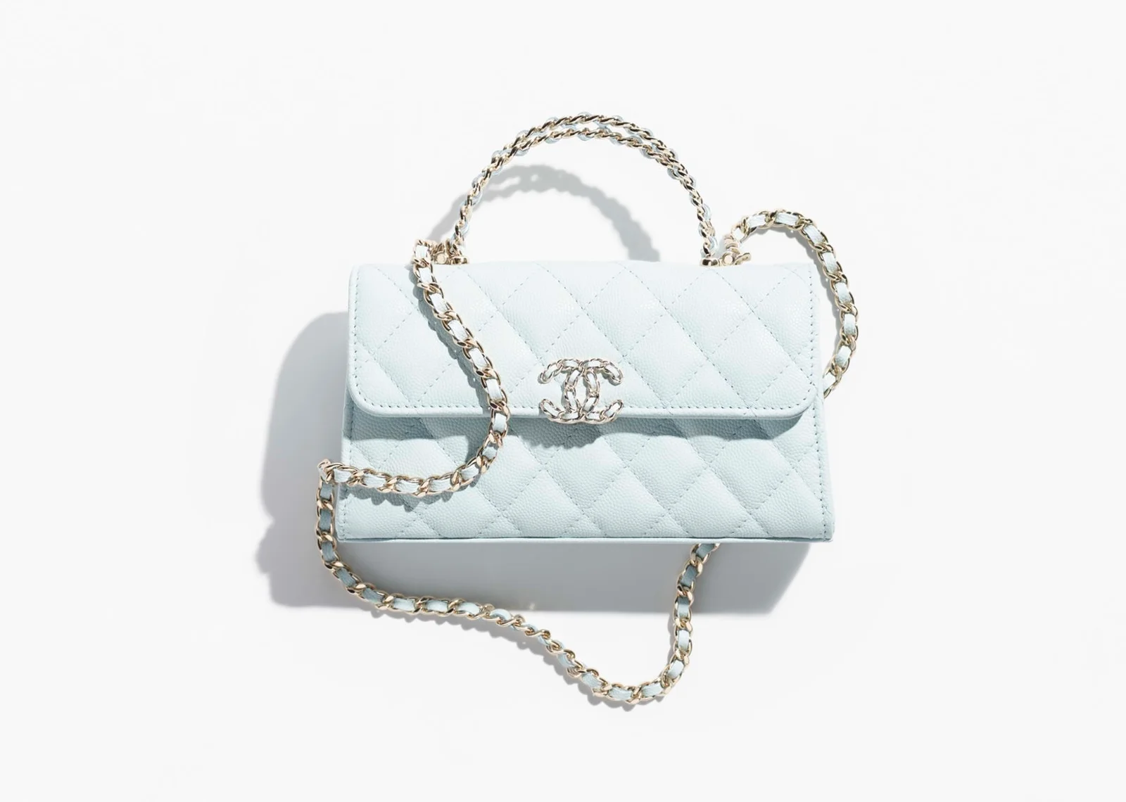 Chanel Flap Phone Holder With Chain