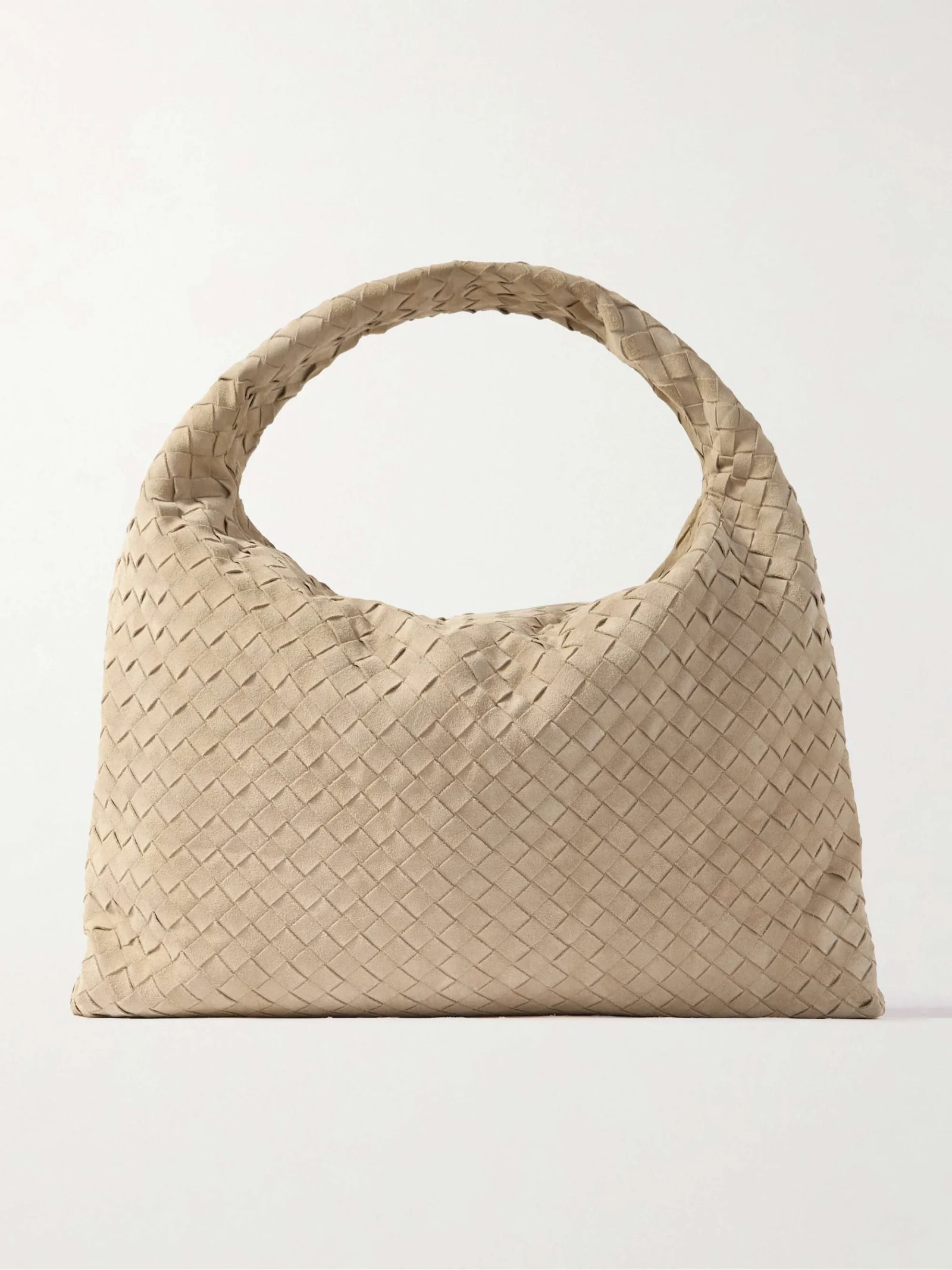bottega veneta large hop intrecciato shoulder bag