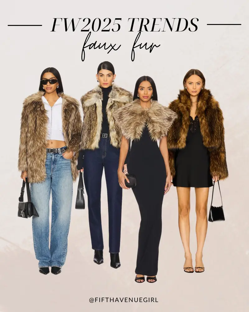 faux fur trend fall winter 2025