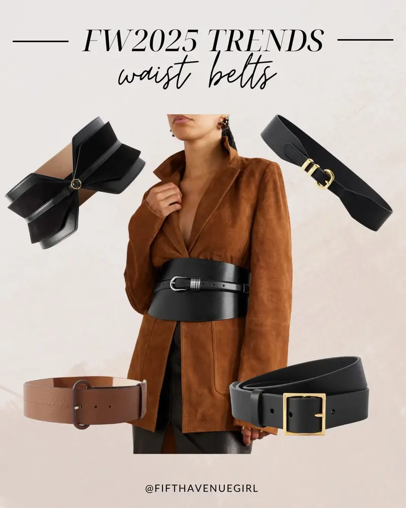 waist belts fall winter 2025