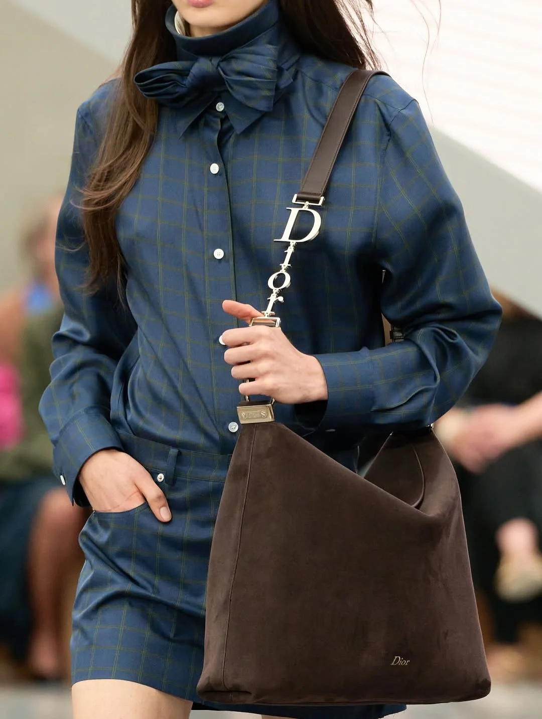 dior suede shopper ss26