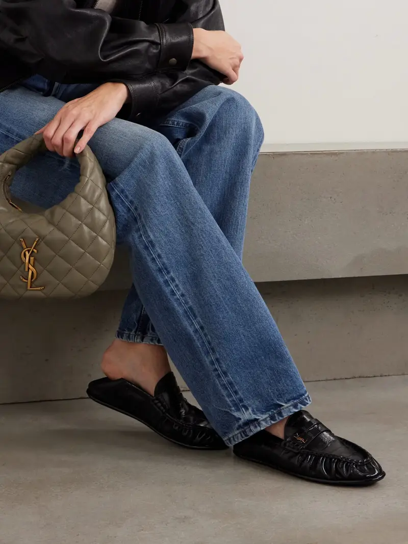 saint laurent le loafer loafers