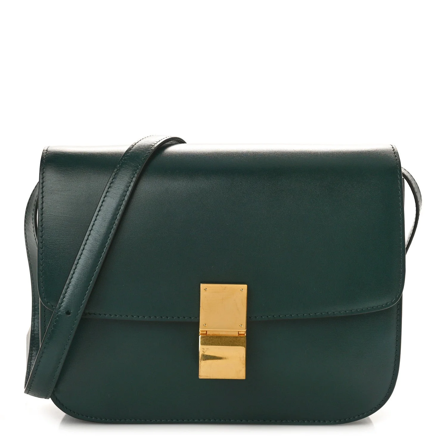 Celine Box Calfskin Classic Box Medium Flap Bag Amazone