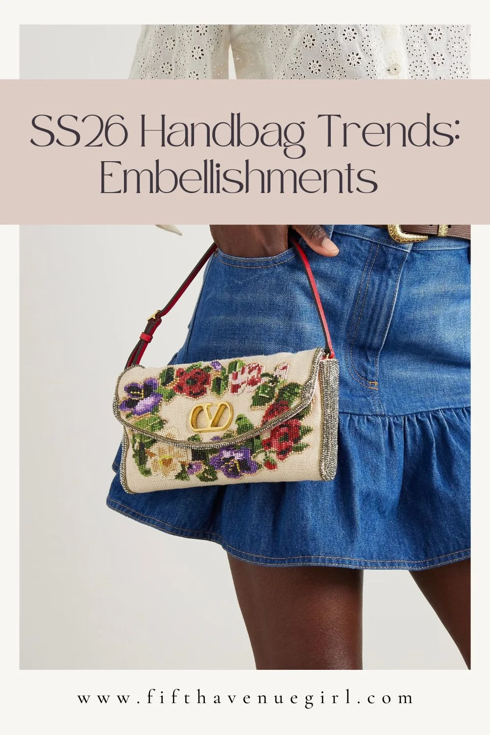 embellished bags trend 2026