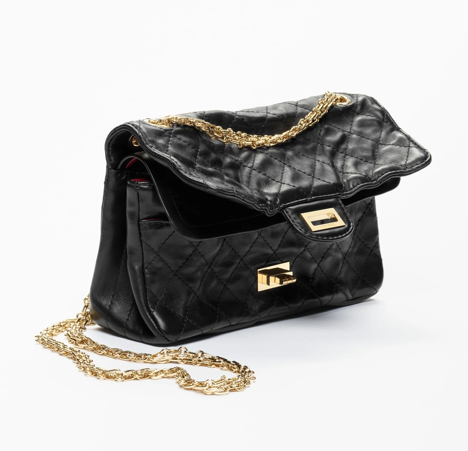 chanel crushed 2.55 bag