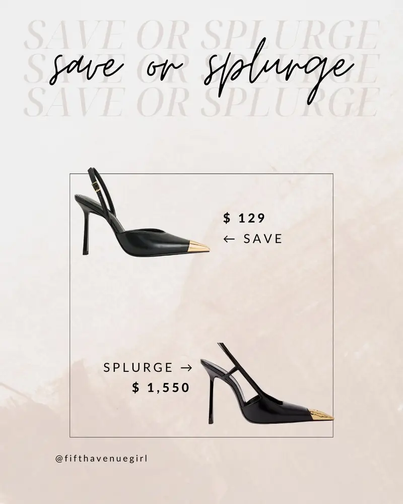 ysl slingback heels dupe