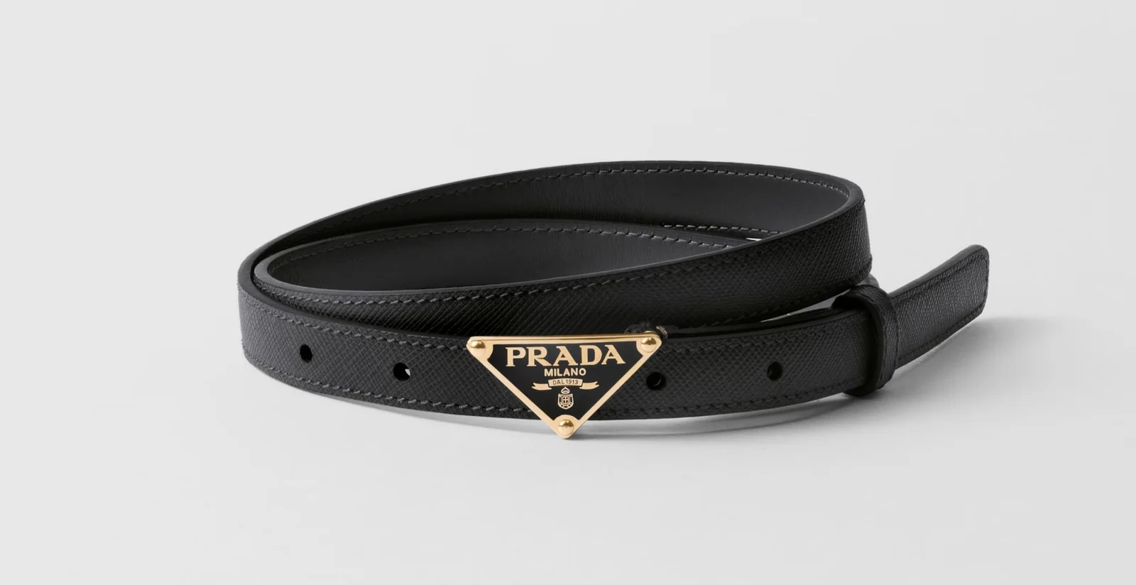 prada saffiano leather belt