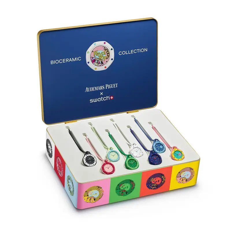 audemars piguet x swatch royal pop collection