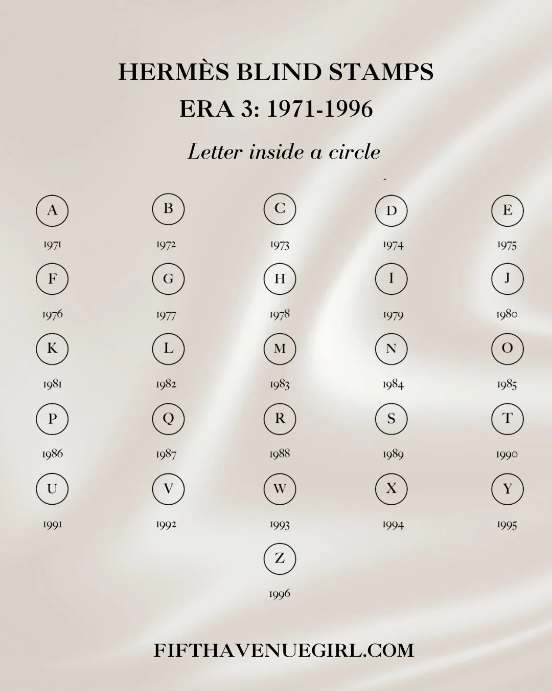 hermes blind stamps era 3