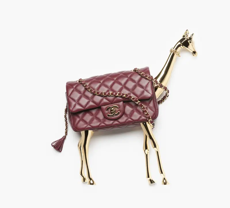 chanel giraffe mini flap bag metiers d'art 2026