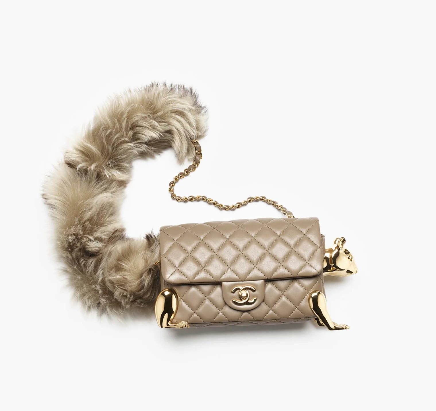 chanel squirrel mini flap bag metiers d'art 2026