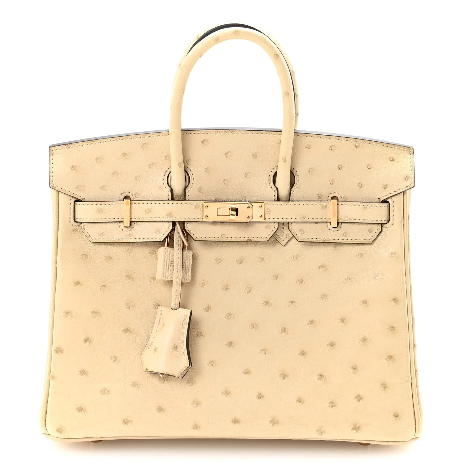 hermes birkin 25 ostrich parchemin
