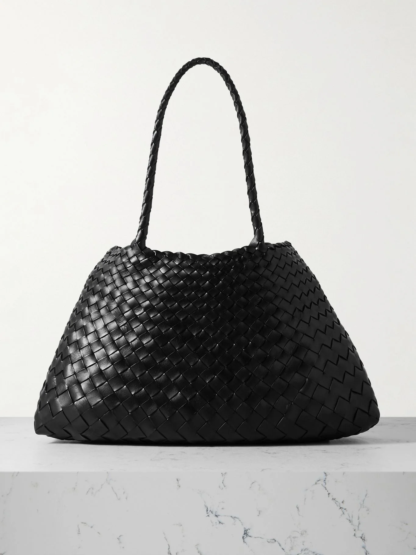 dragon diffusion santa croce woven leather tote
